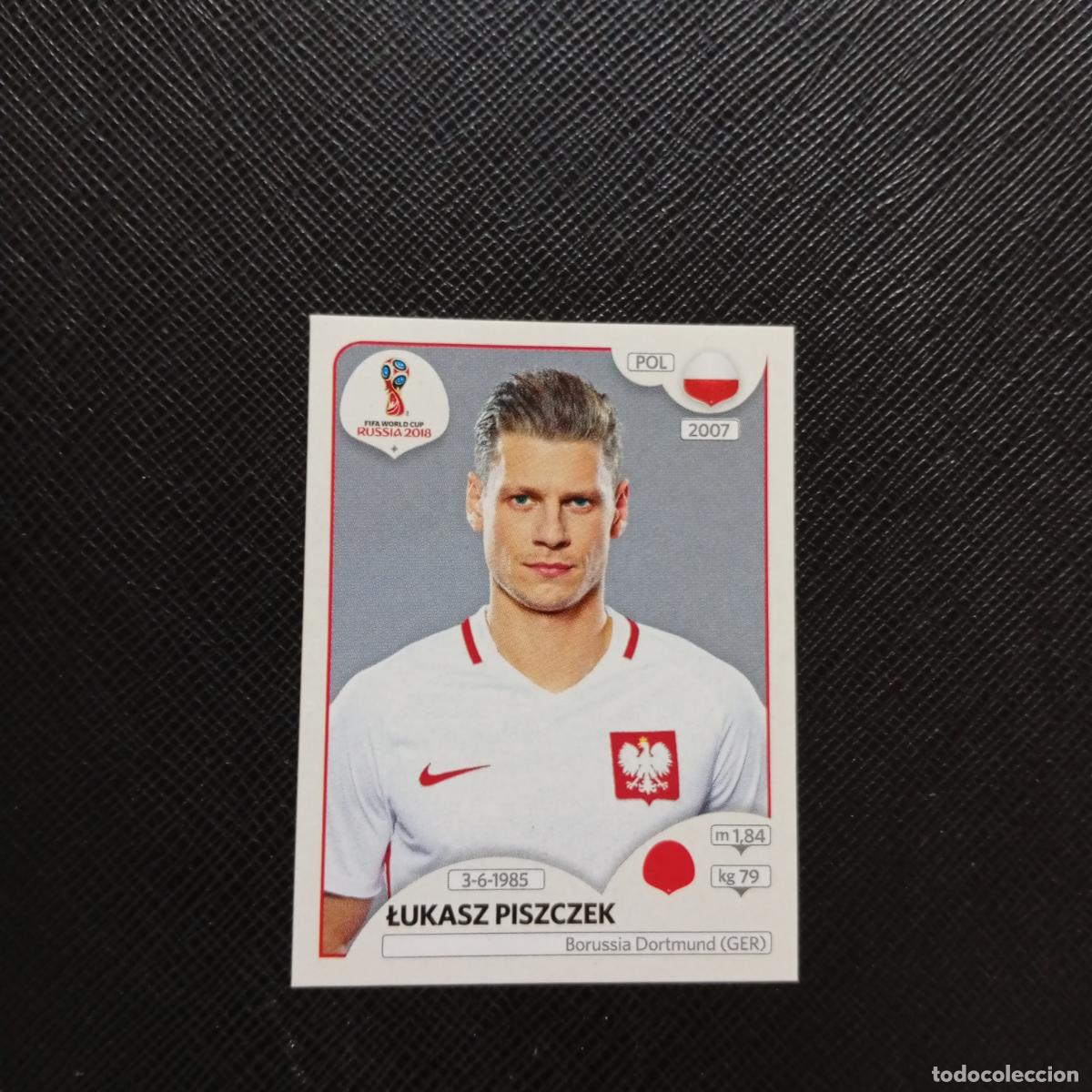 Figurine di Calcio: 596 PISCZEK POLONIA PANINI MUNDIAL RUSIA 2018 CROMO FUTBOL 18 - SIN PEGAR - CJ2