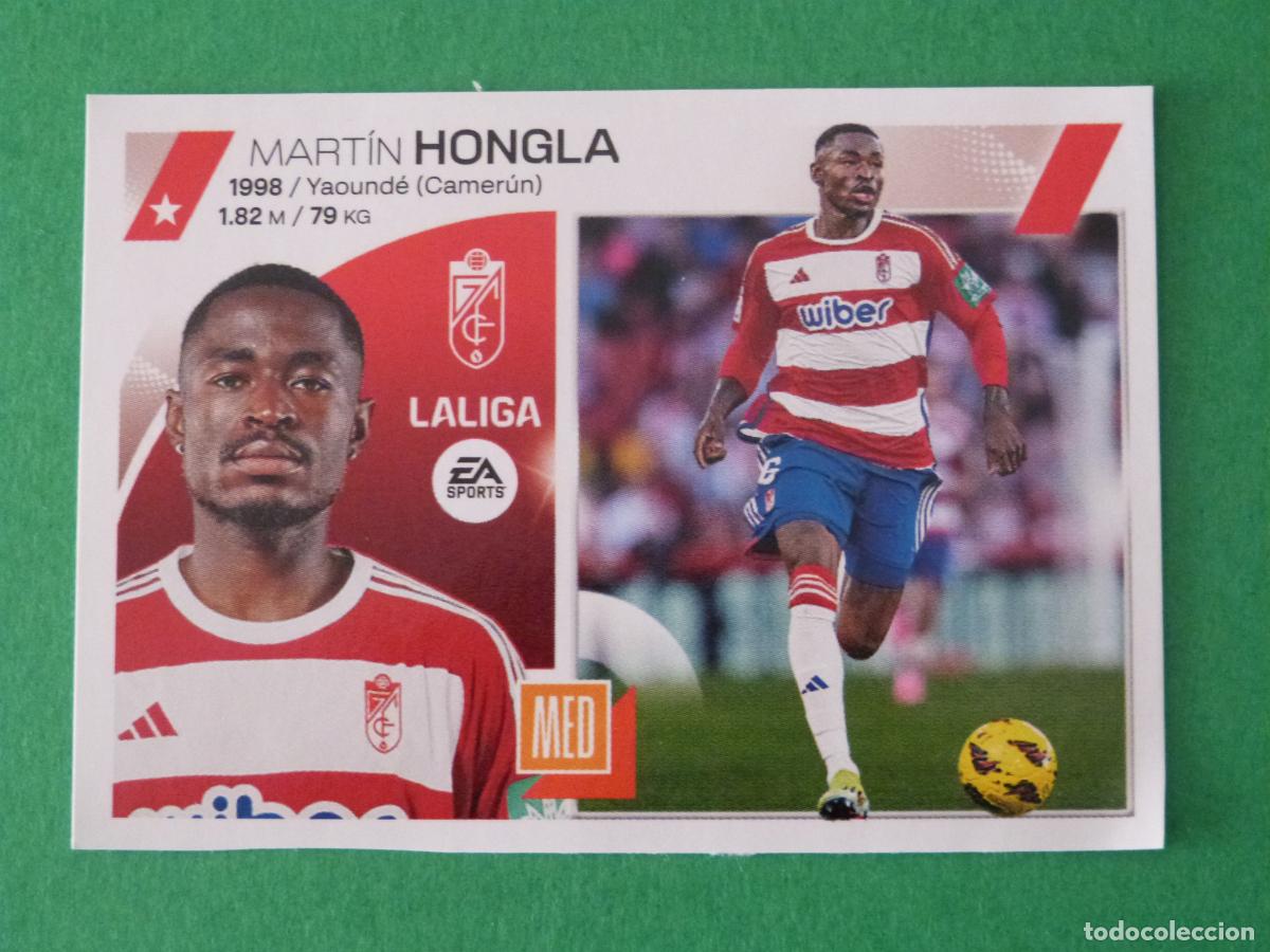 Figurine di Calcio: CROMO FUTBOL HONGLA GRANADA C.F. SIN PEGAR FICHAJE N&ordm; 22 INVIERNO LIGA ESTE 2023-2024/23-24
