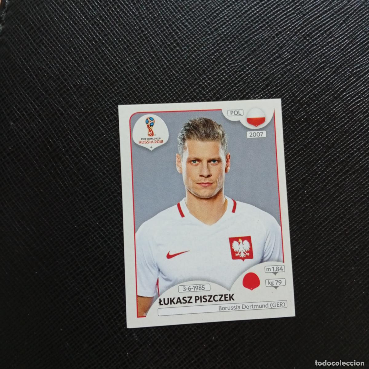 Figurine di Calcio: 596 PISCZEK POLONIA PANINI MUNDIAL RUSIA 2018 CROMO FUTBOL 18 - SIN PEGAR - CJ2 .