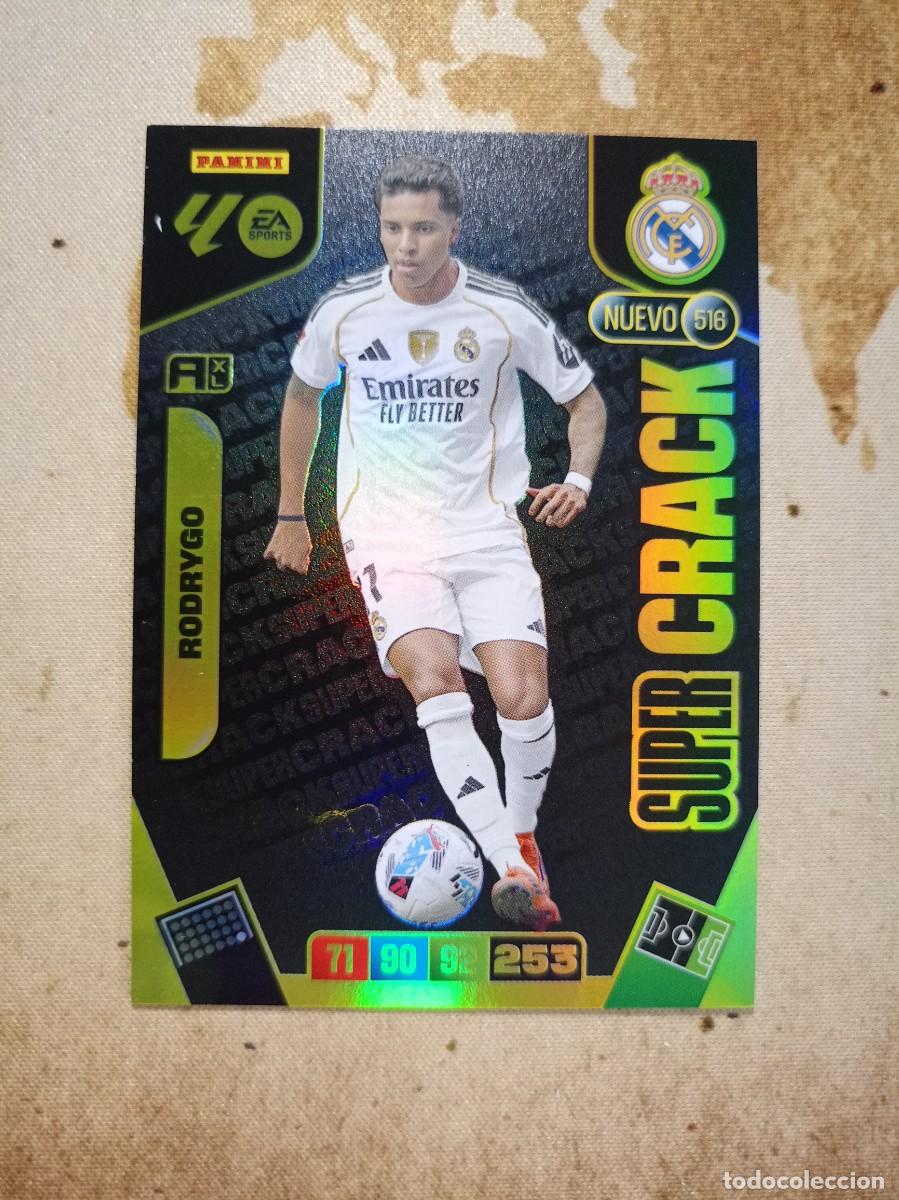Cromos de f&uacute;tbol: S&uacute;per Crack 516 RODRYGO Adrenalyn 2025-26
