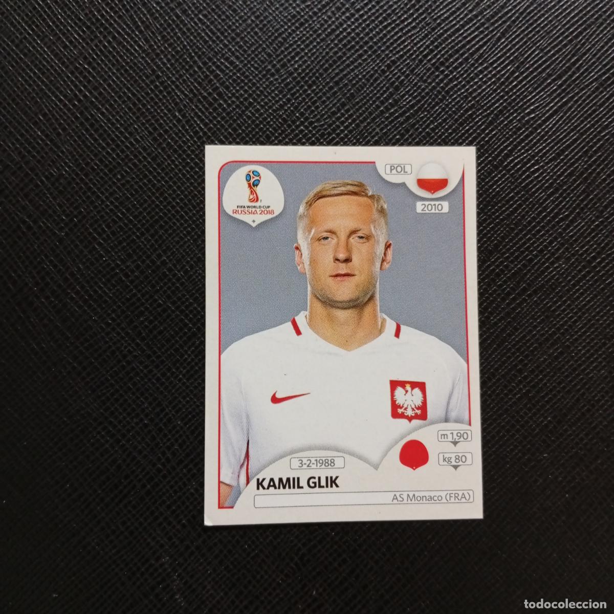Cromos de f&uacute;tbol: 597 KAMIL GLIK POLONIA PANINI MUNDIAL RUSIA 2018 CROMO FUTBOL 18 - SIN PEGAR - CJ2