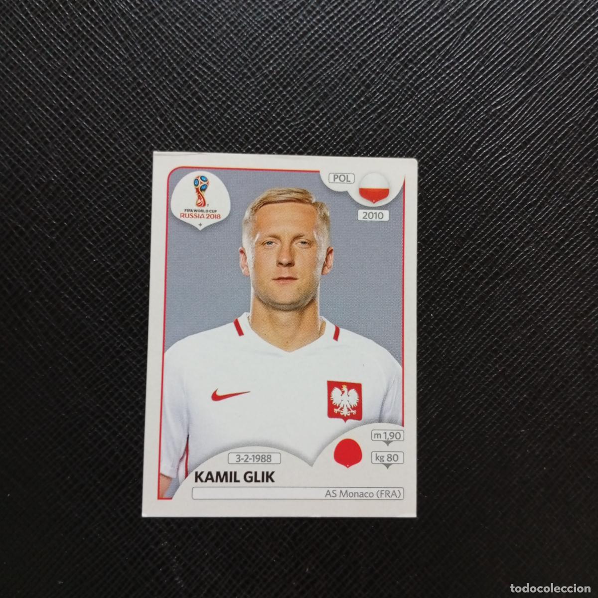 Cromos de f&uacute;tbol: 597 KAMIL GLIK POLONIA PANINI MUNDIAL RUSIA 2018 CROMO FUTBOL 18 - SIN PEGAR - CJ2