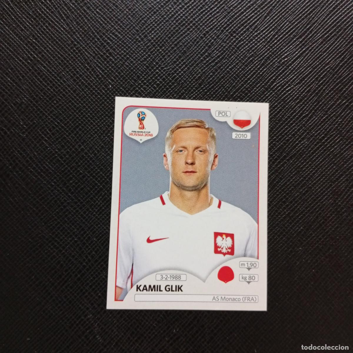 Cromos de f&uacute;tbol: 597 KAMIL GLIK POLONIA PANINI MUNDIAL RUSIA 2018 CROMO FUTBOL 18 - SIN PEGAR - CJ2 ..