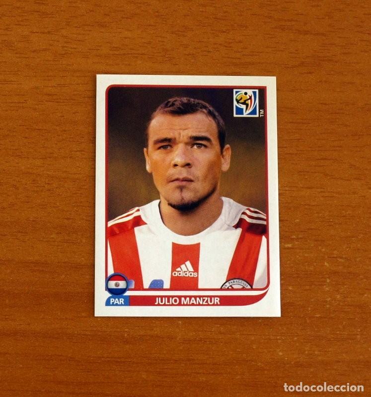 Cromos de f&uacute;tbol: Paraguay -N&ordm; 434 Julio Manzur -Mundial South Africa 2010 FIFA World Cup-Panini -Nunca Pegado
