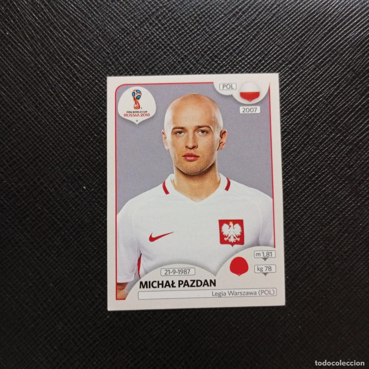 Cromos de f&uacute;tbol: 598 MICHAL PAZDAN POLONIA PANINI MUNDIAL RUSIA 2018 CROMO FUTBOL 18 - SIN PEGAR - CJ2 .