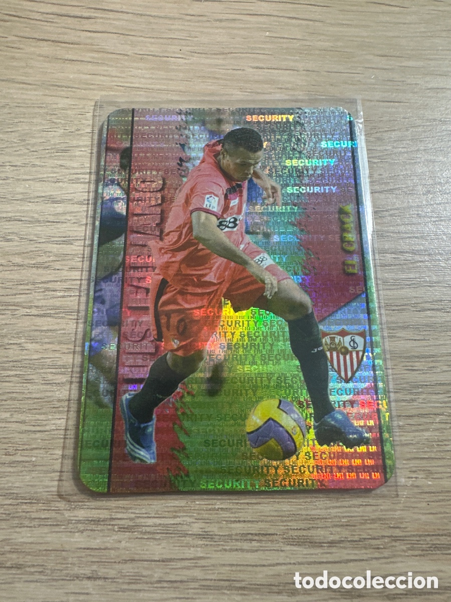 Cromos de f&uacute;tbol: N&ordm; 80 LUIS FABIANO SECURITY HORIZONTAL IMPOSIBLE LAS FICHAS DE LA LIGA 2008 MUNDICROMO 2007 2008