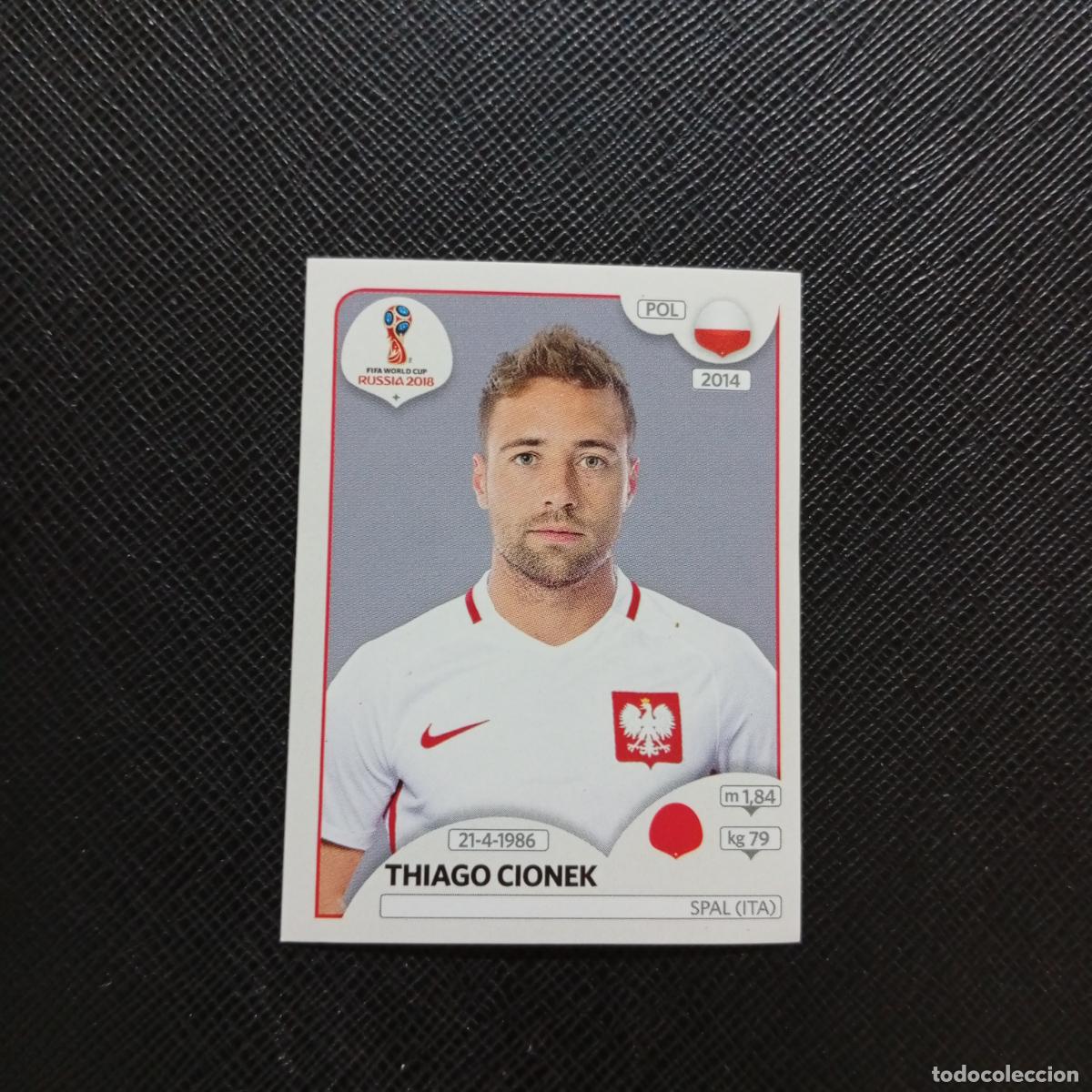 Cromos de f&uacute;tbol: 599 THIAGO CIONEK POLONIA PANINI MUNDIAL RUSIA 2018 CROMO FUTBOL 18 - SIN PEGAR - CJ2
