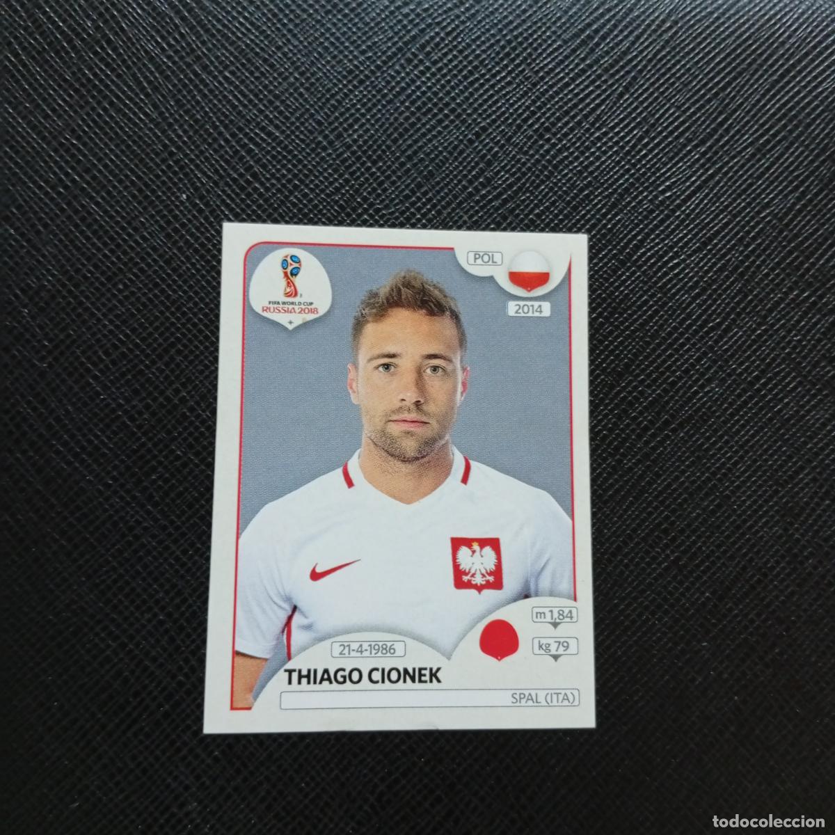 Cromos de f&uacute;tbol: 599 THIAGO CIONEK POLONIA PANINI MUNDIAL RUSIA 2018 CROMO FUTBOL 18 - SIN PEGAR - CJ2