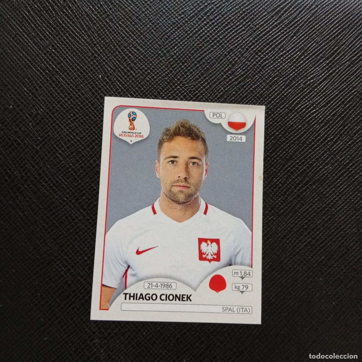 Cromos de f&uacute;tbol: 599 THIAGO CIONEK POLONIA PANINI MUNDIAL RUSIA 2018 CROMO FUTBOL 18 - SIN PEGAR - CJ2 .