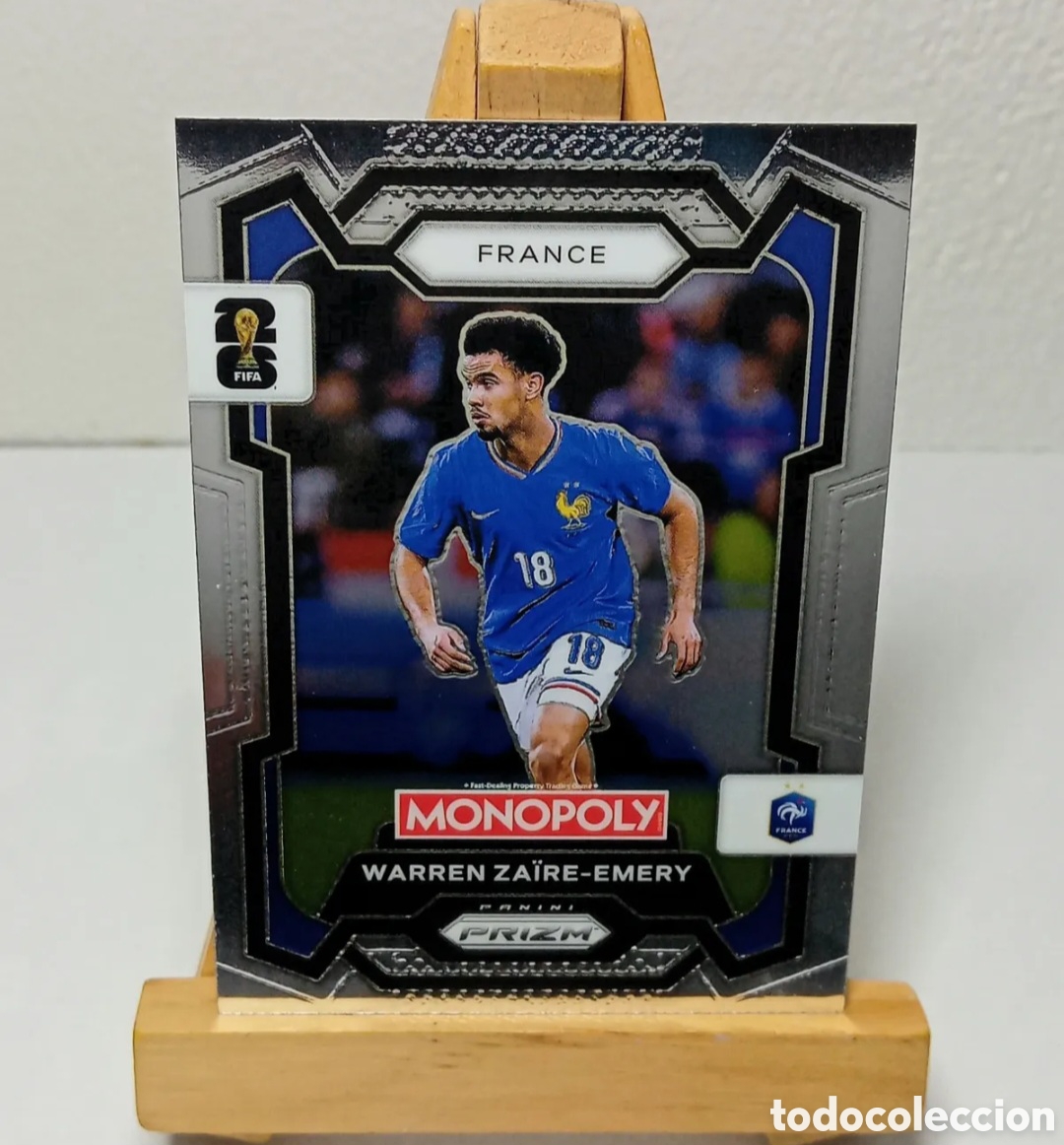 Figurine di Calcio: WARREN ZAIRE-EMERY 2026 FRANCIA MONOPOLY PRIZM PANINI.