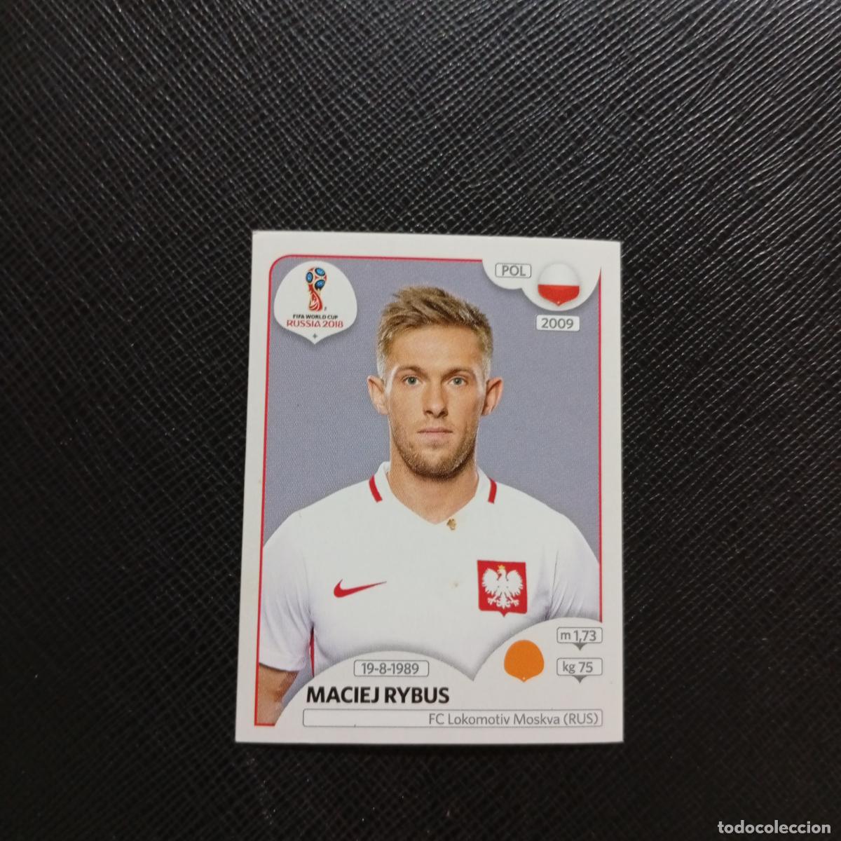 Cromos de f&uacute;tbol: 602 MACIEJ RYBUS POLONIA PANINI MUNDIAL RUSIA 2018 CROMO FUTBOL 18 - SIN PEGAR - CJ2