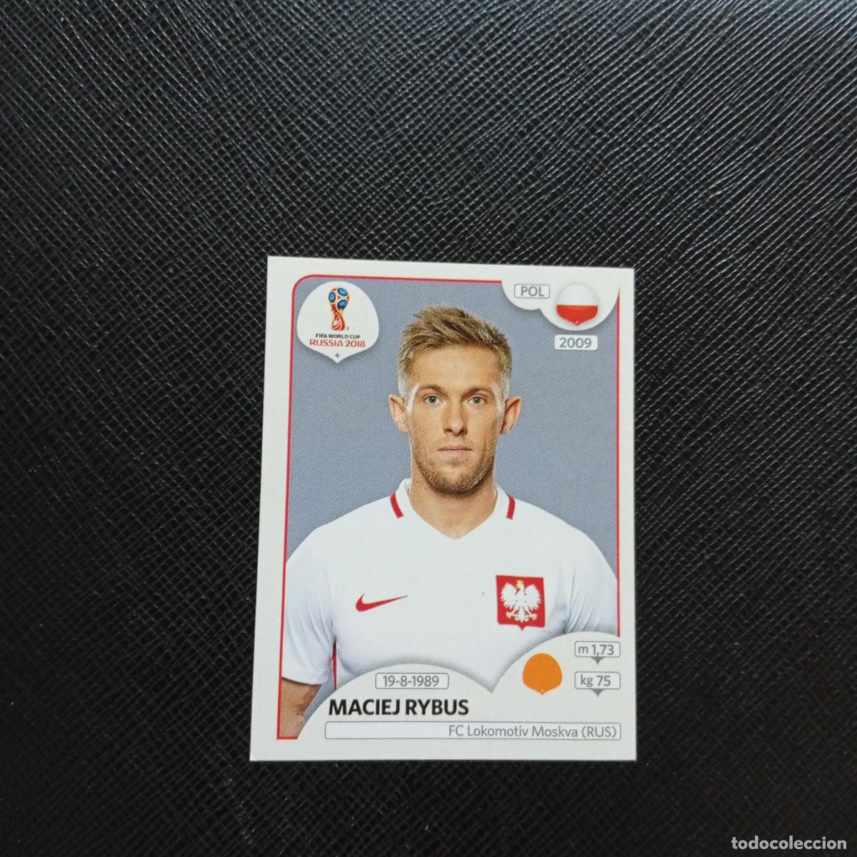 Cromos de f&uacute;tbol: 602 MACIEJ RYBUS POLONIA PANINI MUNDIAL RUSIA 2018 CROMO FUTBOL 18 - SIN PEGAR - CJ2 .