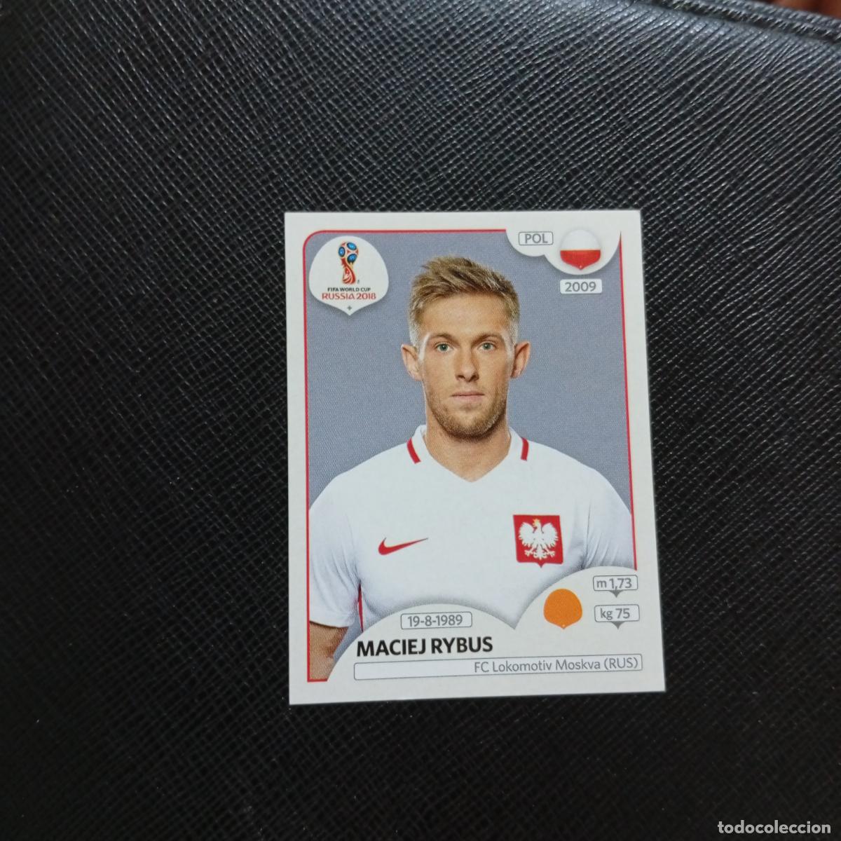 Cromos de f&uacute;tbol: 602 MACIEJ RYBUS POLONIA PANINI MUNDIAL RUSIA 2018 CROMO FUTBOL 18 - SIN PEGAR - CJ2 .