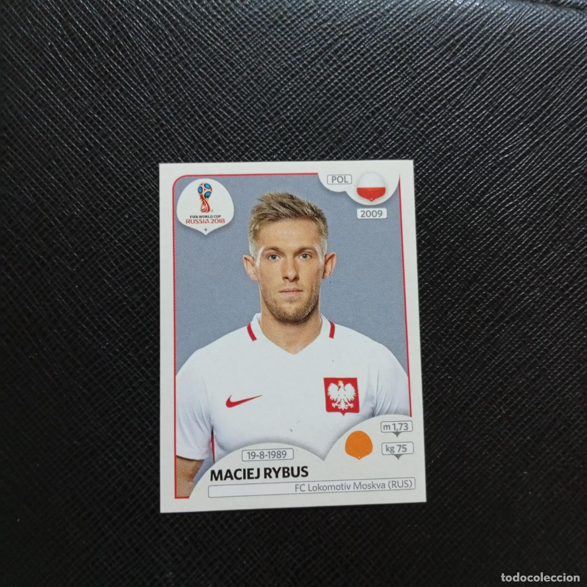 Cromos de f&uacute;tbol: 602 MACIEJ RYBUS POLONIA PANINI MUNDIAL RUSIA 2018 CROMO FUTBOL 18 - SIN PEGAR - CJ2 ..