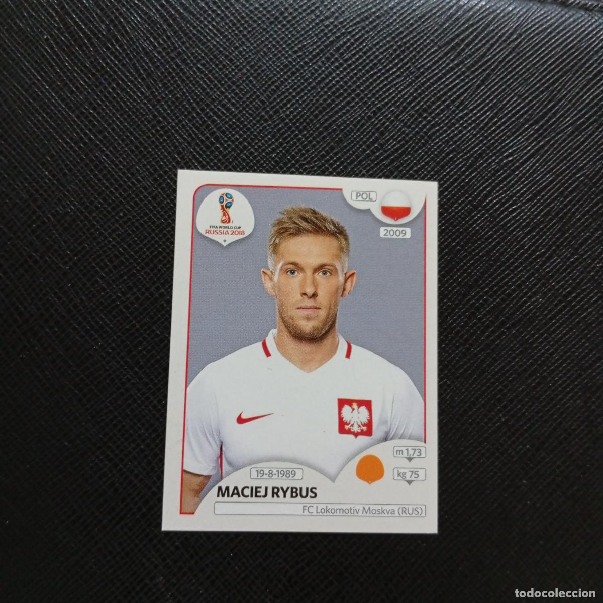 Cromos de f&uacute;tbol: 602 MACIEJ RYBUS POLONIA PANINI MUNDIAL RUSIA 2018 CROMO FUTBOL 18 - SIN PEGAR - CJ2 ..