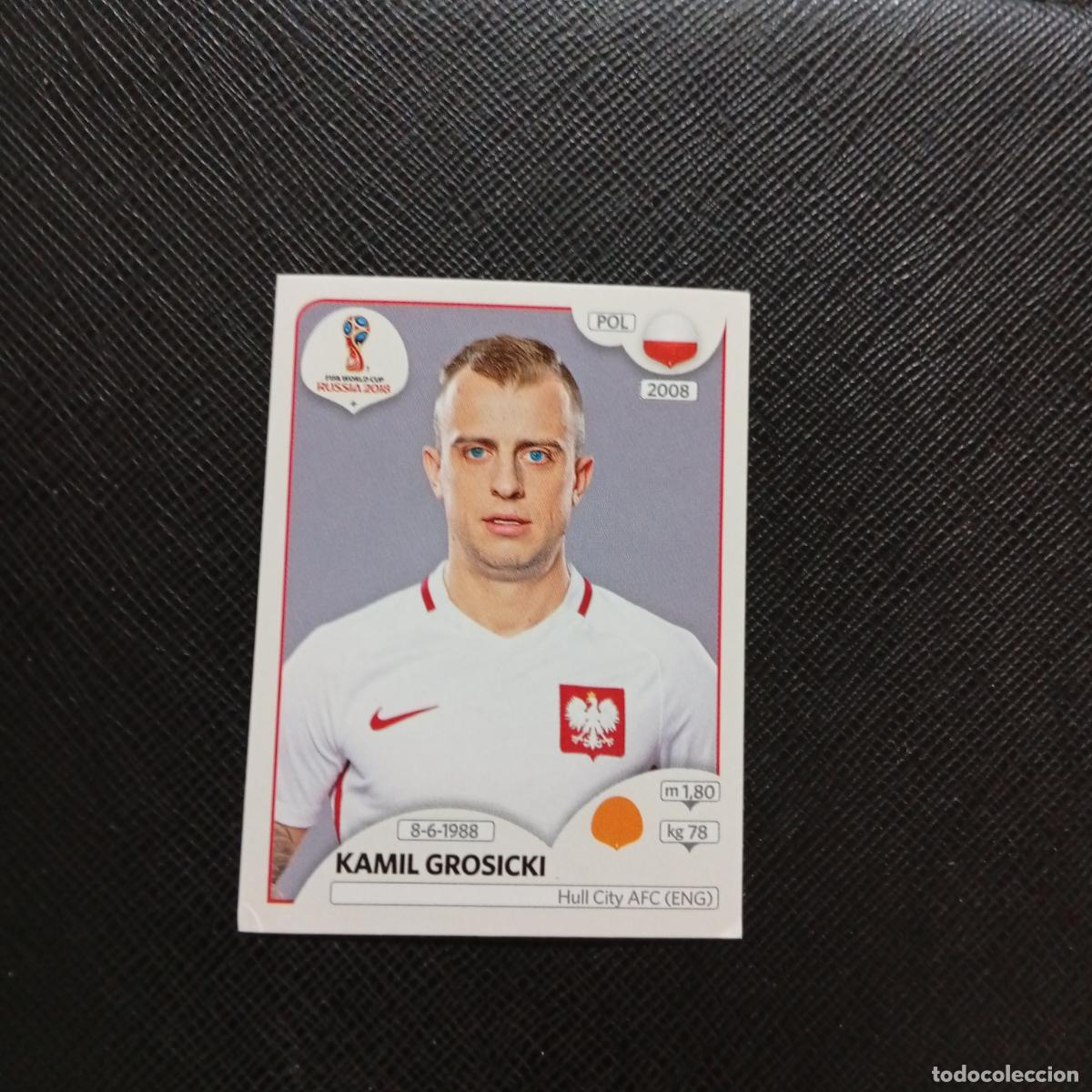 Cromos de f&uacute;tbol: 604 KAMIL GROSICKI POLONIA PANINI MUNDIAL RUSIA 2018 CROMO FUTBOL 18 - SIN PEGAR - CJ2 ....
