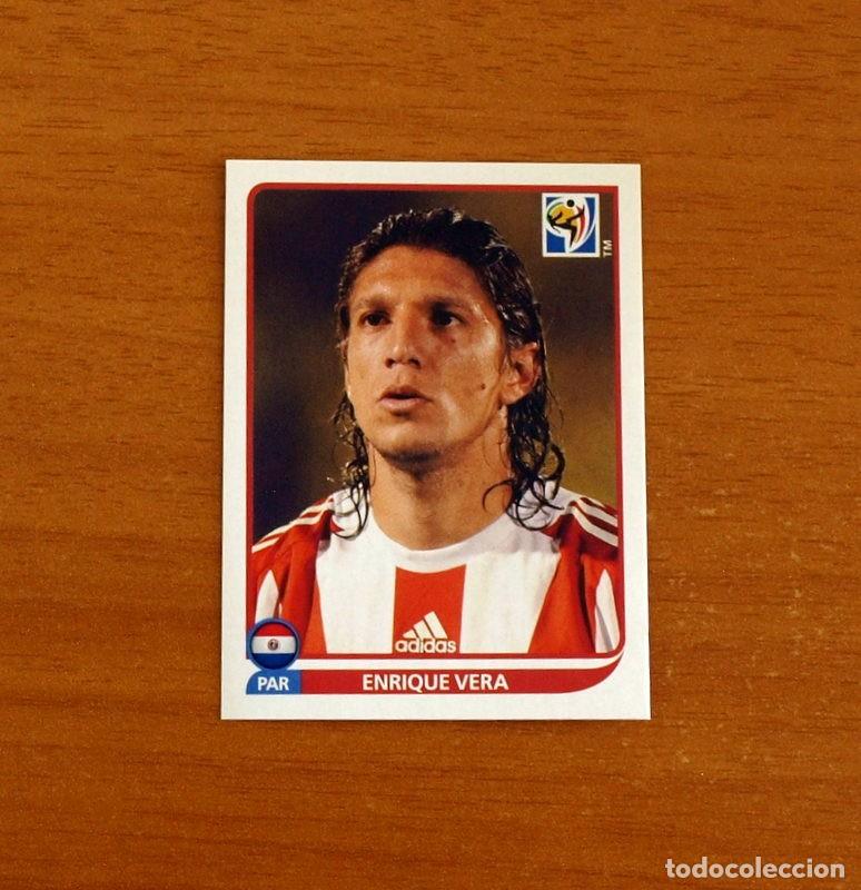 Cromos de f&uacute;tbol: Paraguay -N&ordm; 441 Enrique Vera -Mundial South Africa 2010 FIFA World Cup-Panini -Nunca Pegado
