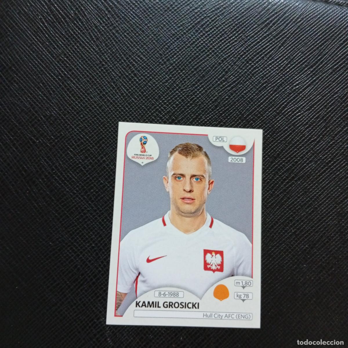 Cromos de f&uacute;tbol: 604 KAMIL GROSICKI POLONIA PANINI MUNDIAL RUSIA 2018 CROMO FUTBOL 18 - SIN PEGAR - CJ2 ....
