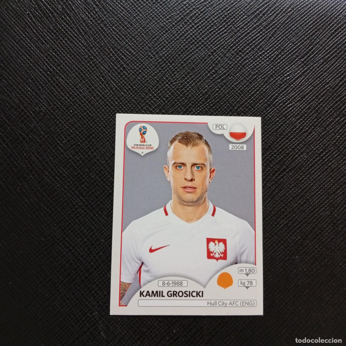 Cromos de f&uacute;tbol: 604 KAMIL GROSICKI POLONIA PANINI MUNDIAL RUSIA 2018 CROMO FUTBOL 18 - SIN PEGAR - CJ2