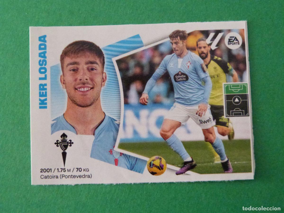 Cromos de f&uacute;tbol: CROMO FUTBOL IKER LOSADA CELTA DE VIGO SIN PEGAR FICHAJE N&ordm; 14 INVIERNO LIGA ESTE 2024-2025/24-25