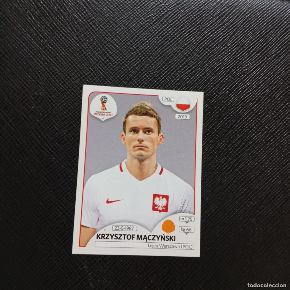 Cromos de f&uacute;tbol: 606 MACZYNSKI POLONIA PANINI MUNDIAL RUSIA 2018 CROMO FUTBOL 18 - SIN PEGAR - CJ2