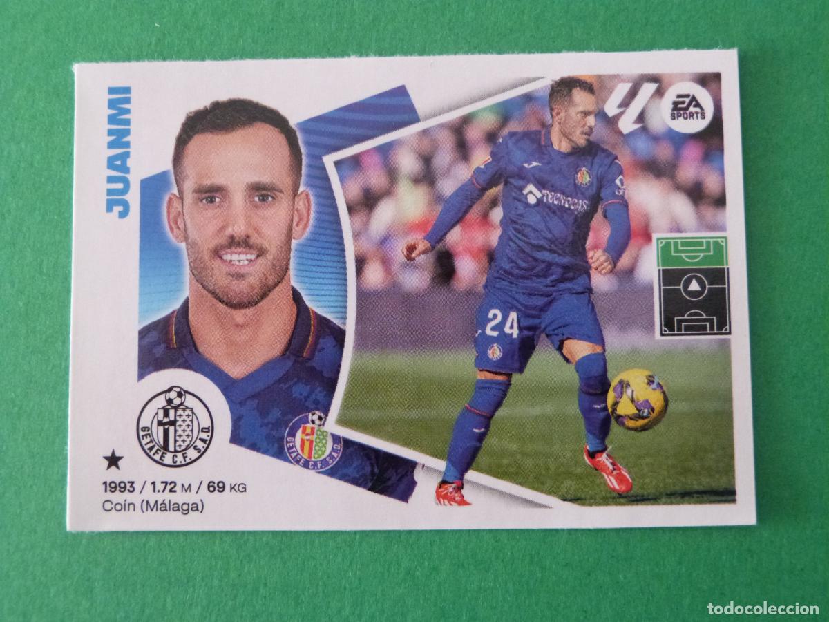 Cromos de f&uacute;tbol: CROMO FUTBOL JUANMI GETAFE C.F. SIN PEGAR FICHAJE N&ordm; 23 INVIERNO LIGA ESTE 2024-2025/24-25