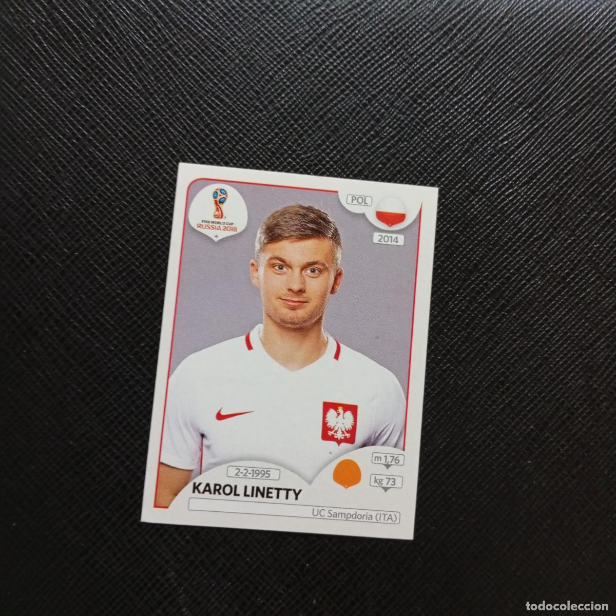 Cromos de Futebol: 608 KAROL LINETTY POLONIA PANINI MUNDIAL RUSIA 2018 CROMO FUTBOL 18 - SIN PEGAR - CJ2