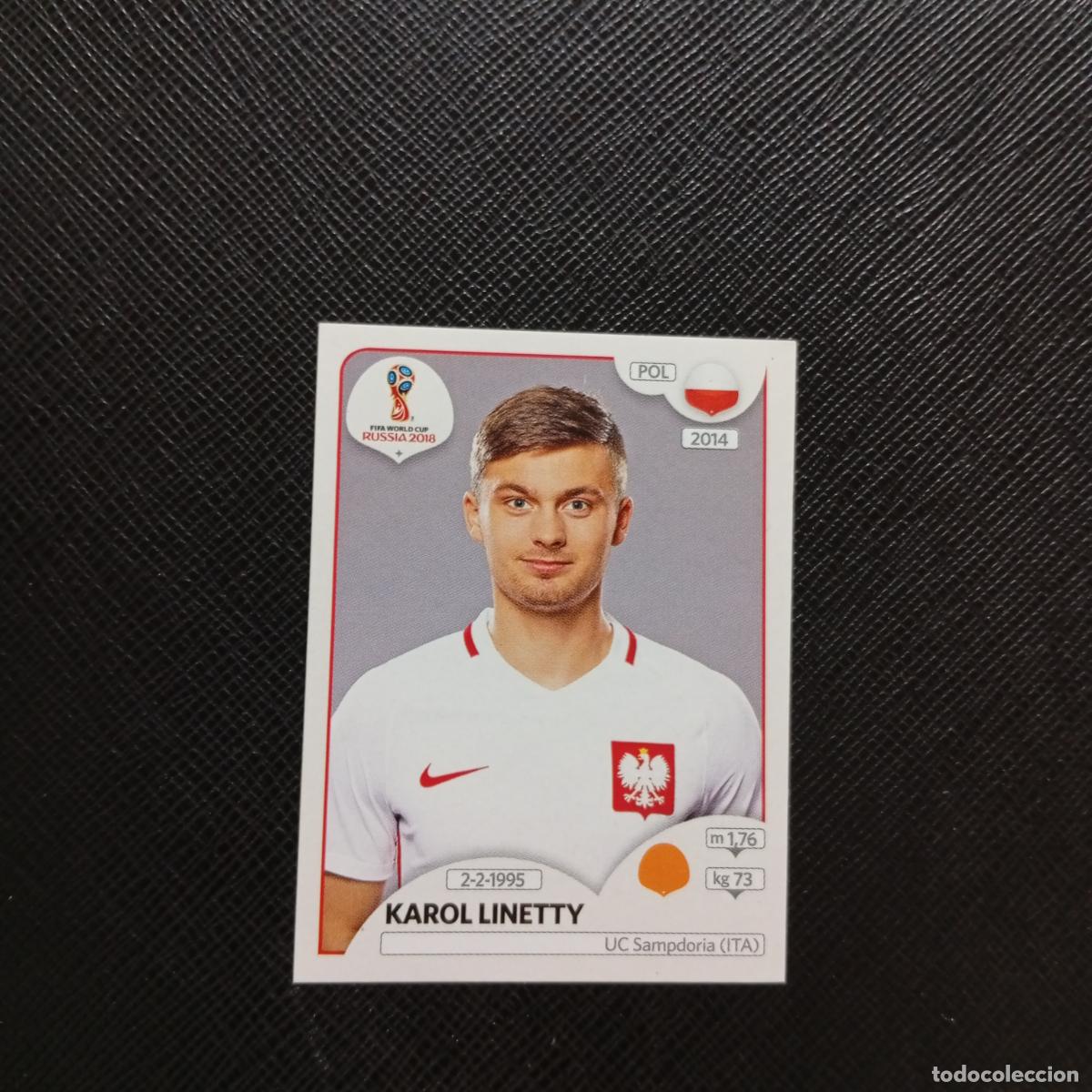 Cromos de Futebol: 608 KAROL LINETTY POLONIA PANINI MUNDIAL RUSIA 2018 CROMO FUTBOL 18 - SIN PEGAR - CJ2
