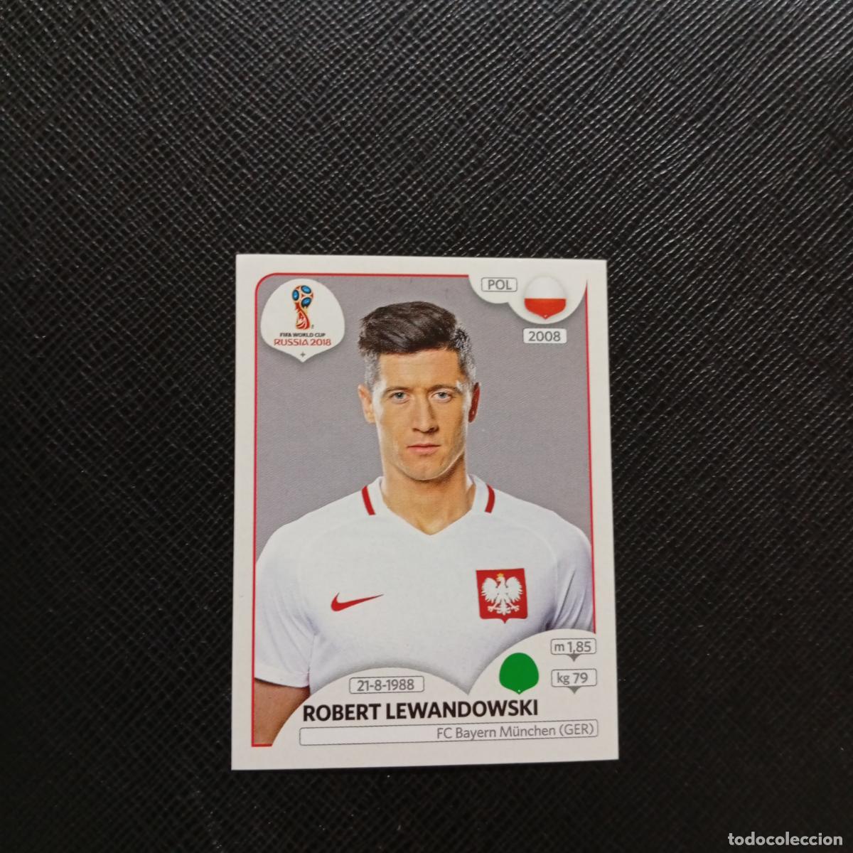 Cromos de Futebol: 609 LEWANDOWSKI POLONIA PANINI MUNDIAL RUSIA 2018 CROMO FUTBOL 18 - SIN PEGAR - CJ2