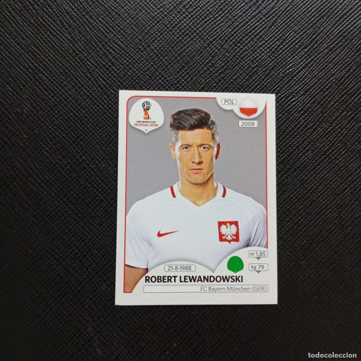 Cartes &agrave; collectionner de Football: 609 LEWANDOWSKI POLONIA PANINI MUNDIAL RUSIA 2018 CROMO FUTBOL 18 - SIN PEGAR - CJ2 ..