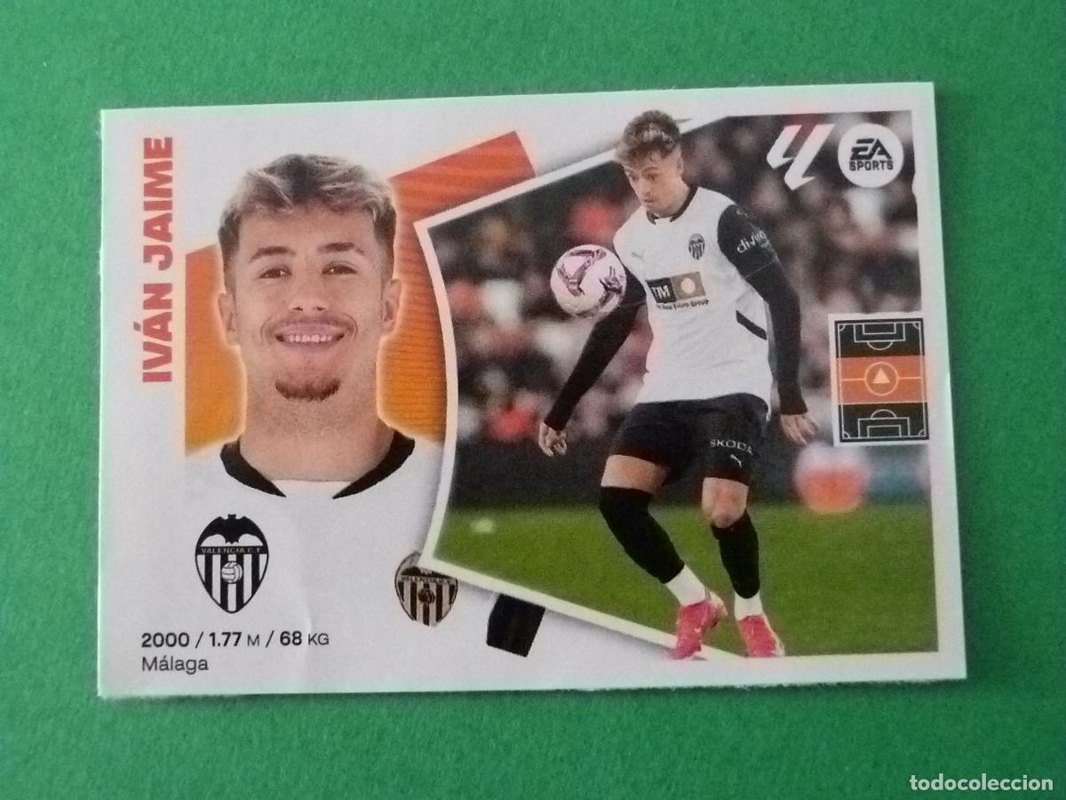 Cartes &agrave; collectionner de Football: CROMO FUTBOL IVAN JAIME VALENCIA C.F. SIN PEGAR FICHAJE N&ordm; 34 INVIERNO LIGA ESTE 2024-2025/24-25