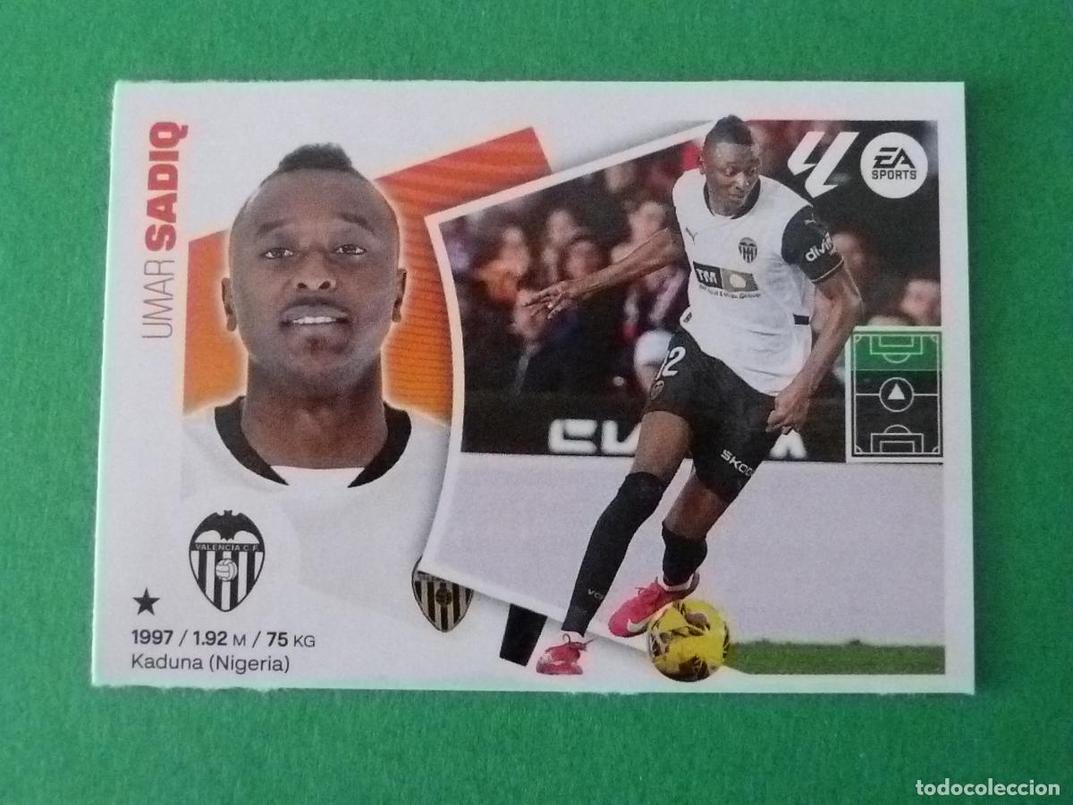 Cartes &agrave; collectionner de Football: CROMO FUTBOL SADIQ VALENCIA C.F. SIN PEGAR FICHAJE N&ordm; 35 INVIERNO LIGA ESTE 2024-2025/24-25