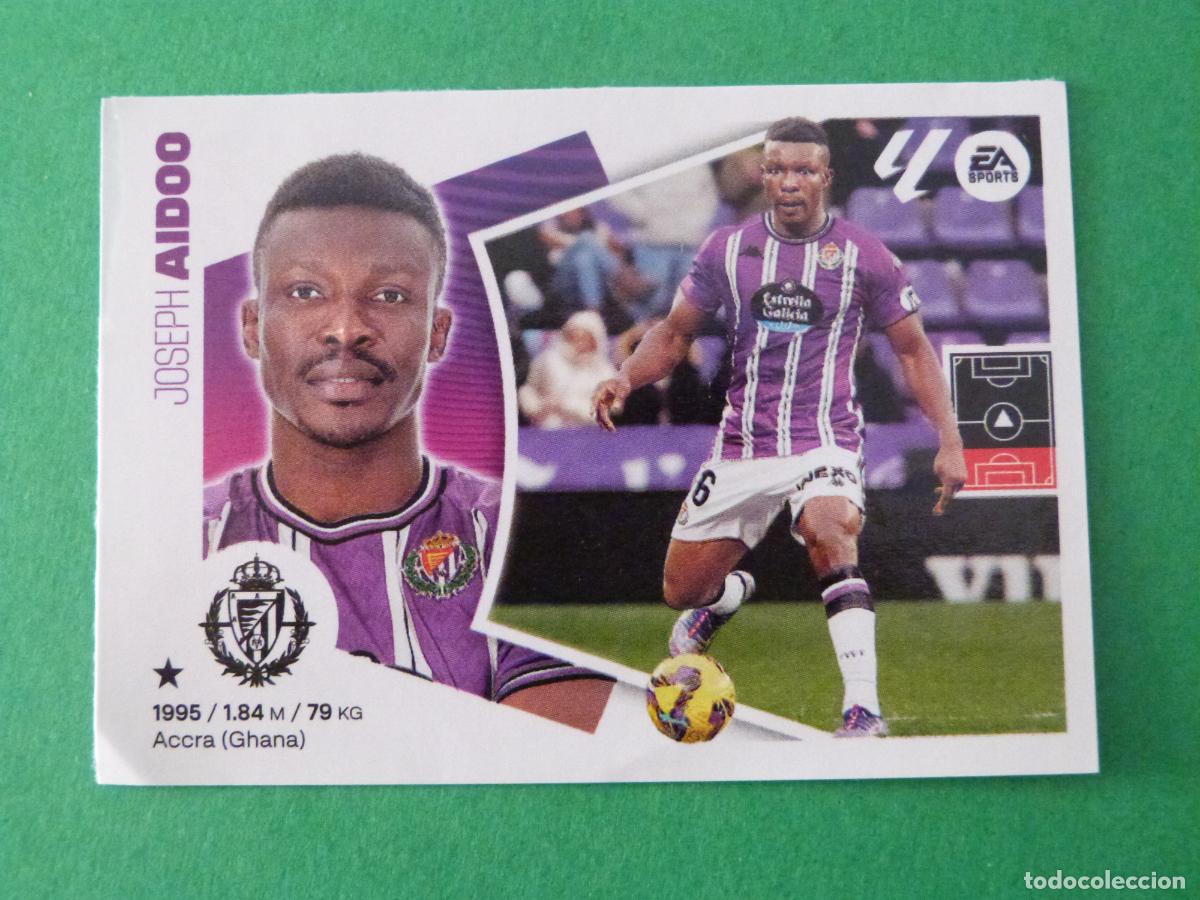 Cartes &agrave; collectionner de Football: CROMO FUTBOL AIDOO REAL VALLADOLID SIN PEGAR FICHAJE N&ordm; 37 INVIERNO LIGA ESTE 2024-2025/24-25