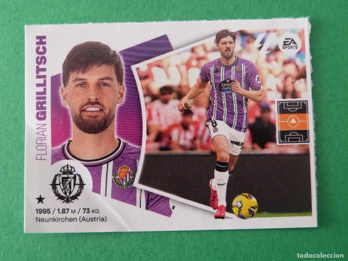 Cartes &agrave; collectionner de Football: CROMO FUTBOL GRILLITSCH REAL VALLADOLID SIN PEGAR FICHAJE N&ordm; 38 INVIERNO LIGA ESTE 2024-2025/24-25