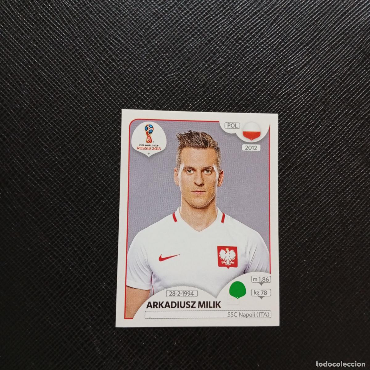 Cartes &agrave; collectionner de Football: 611 MILIK POLONIA PANINI MUNDIAL RUSIA 2018 CROMO FUTBOL 18 - SIN PEGAR - CJ2 .