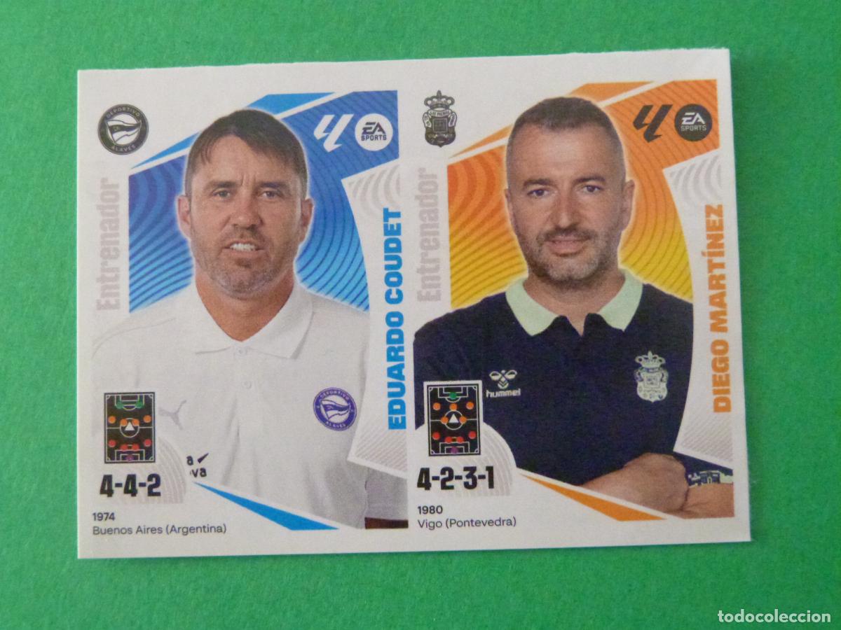 Cartes &agrave; collectionner de Football: CROMO FUTBOL EDUARDO COUDET DIEGO MARTINEZ SIN PEGAR FICHAJE N 41 INVIERNO LIGA ESTE 2024-2025/24-25