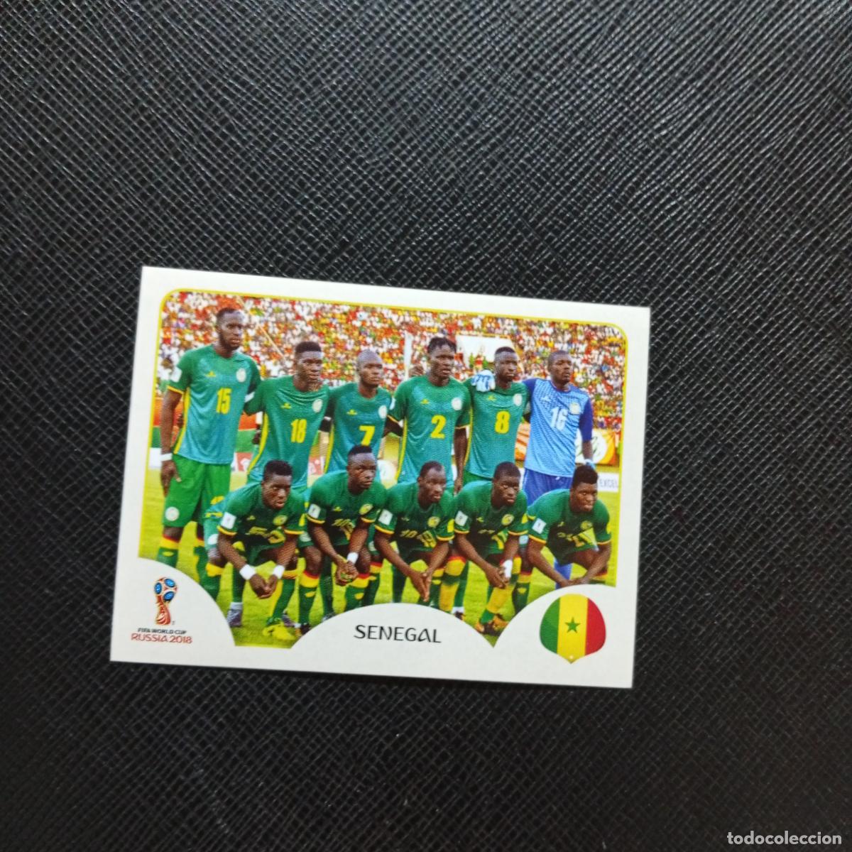 Cartes &agrave; collectionner de Football: 613 ALINEACION SENEGAL PANINI MUNDIAL RUSIA 2018 CROMO FUTBOL 18 - SIN PEGAR - CJ2