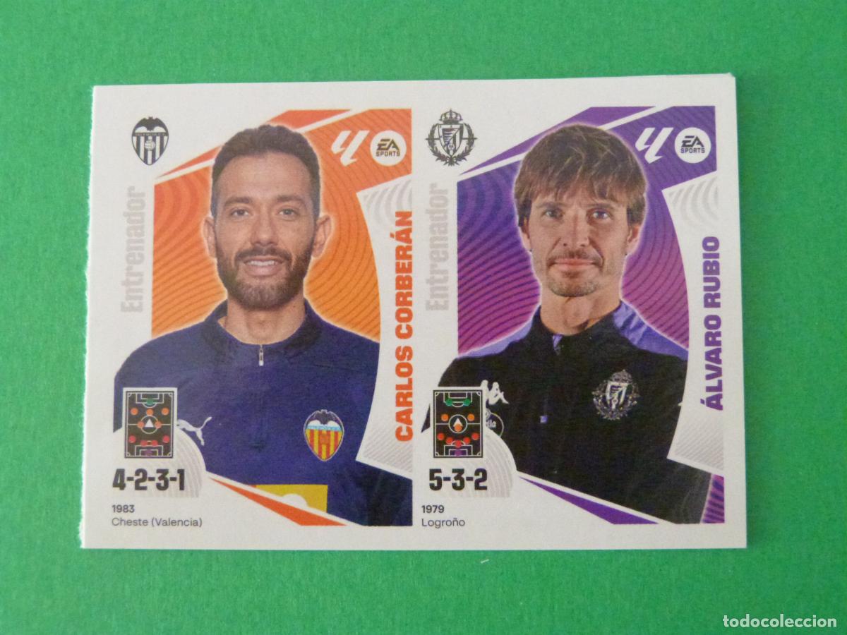 Cartes &agrave; collectionner de Football: CROMO FUTBOL CARLOS CORBERAN ALVARO RUBIO SIN PEGAR FICHAJE N&ordm; 42 INVIERNO LIGA ESTE 2024-2025/24-25