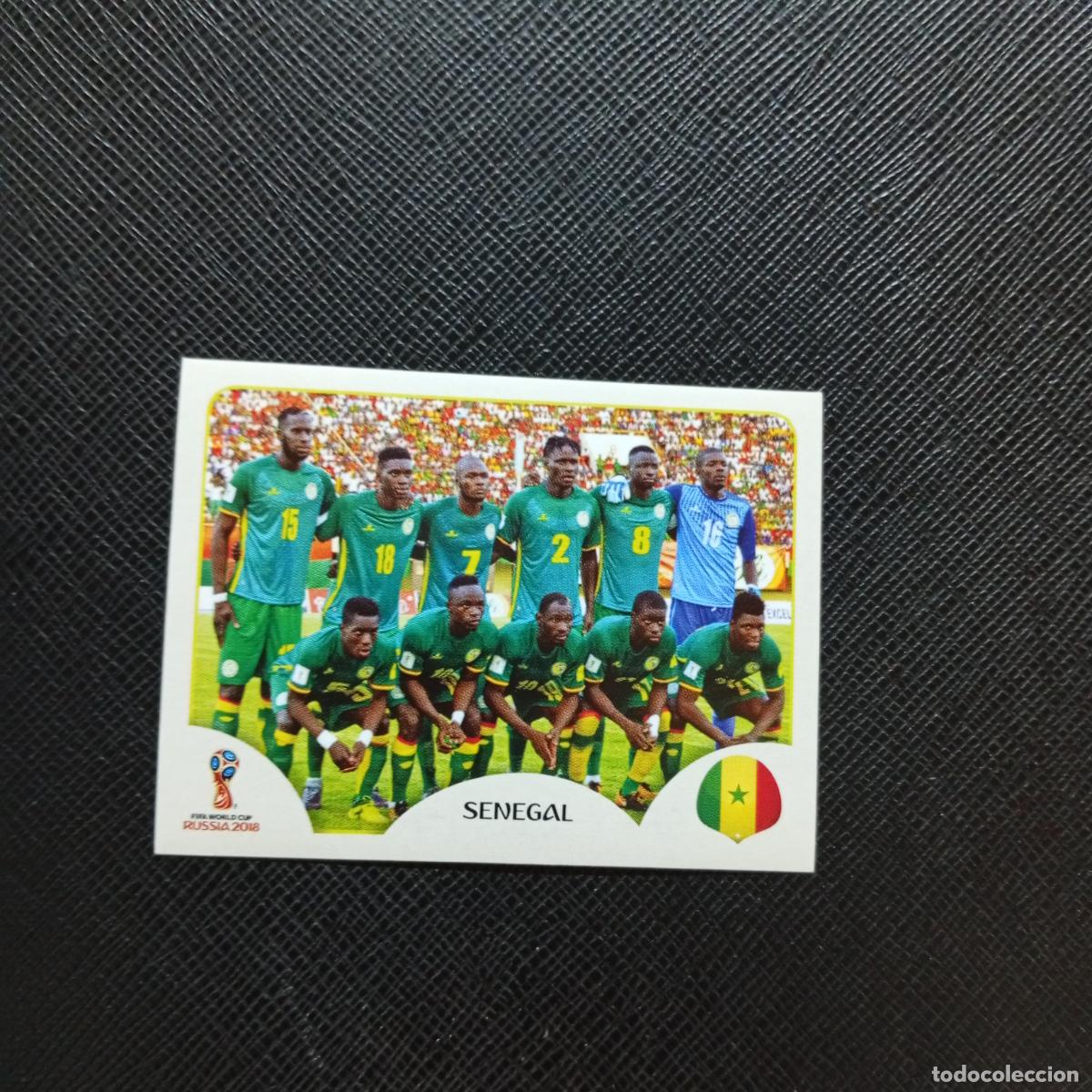 Cartes &agrave; collectionner de Football: 613 ALINEACION SENEGAL PANINI MUNDIAL RUSIA 2018 CROMO FUTBOL 18 - SIN PEGAR - CJ2