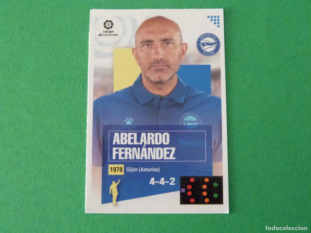 Fu&szlig;ball-Sticker: CROMO FUTBOL ABELARDO DEPORTIVO ALAVES SIN PEGAR FICHAJE N&ordm; 39 INVIERNO LIGA ESTE 2020-2021/20-21