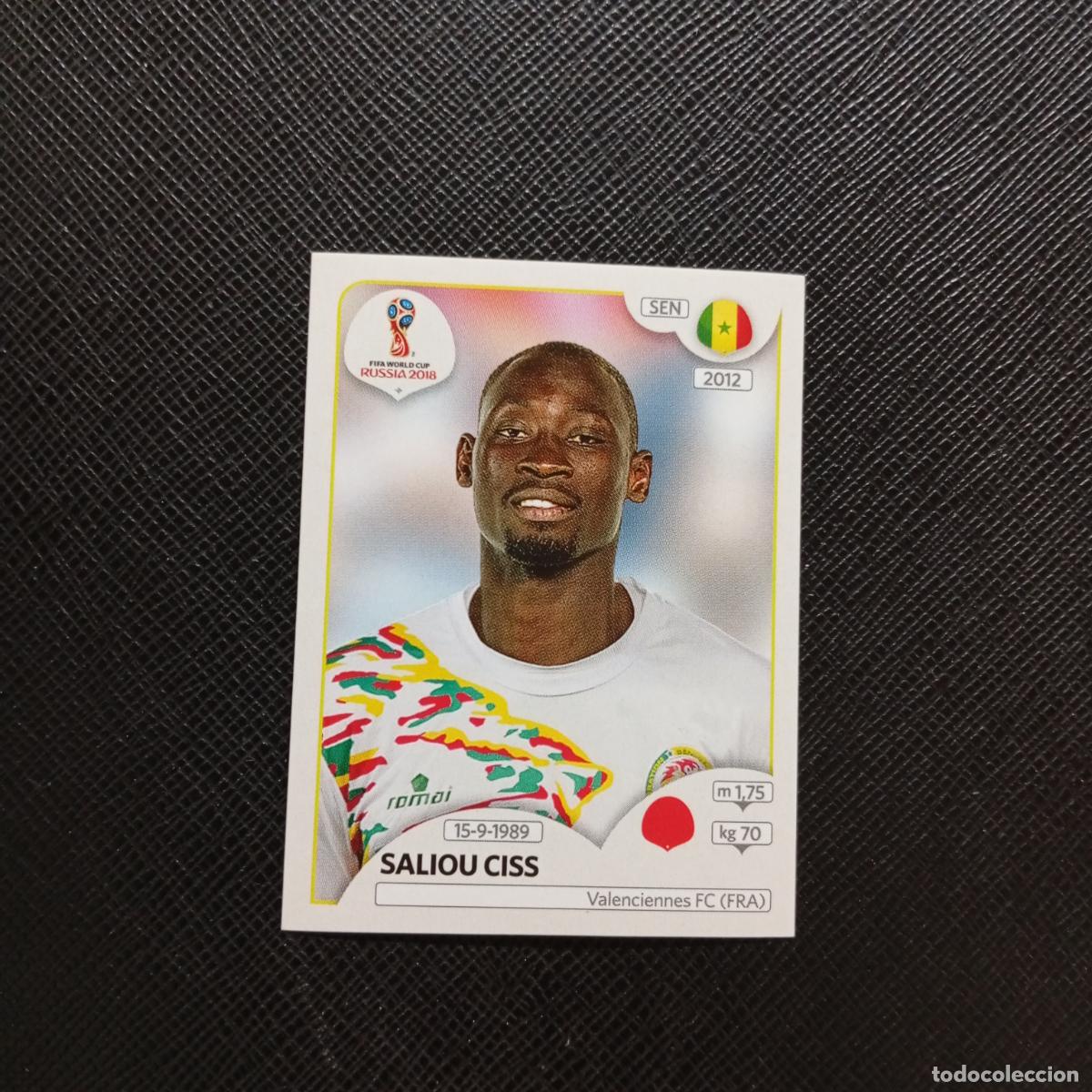 Fu&szlig;ball-Sticker: 619 SALIOU CISS SENEGAL PANINI MUNDIAL RUSIA 2018 CROMO FUTBOL 18 - SIN PEGAR - CJ2