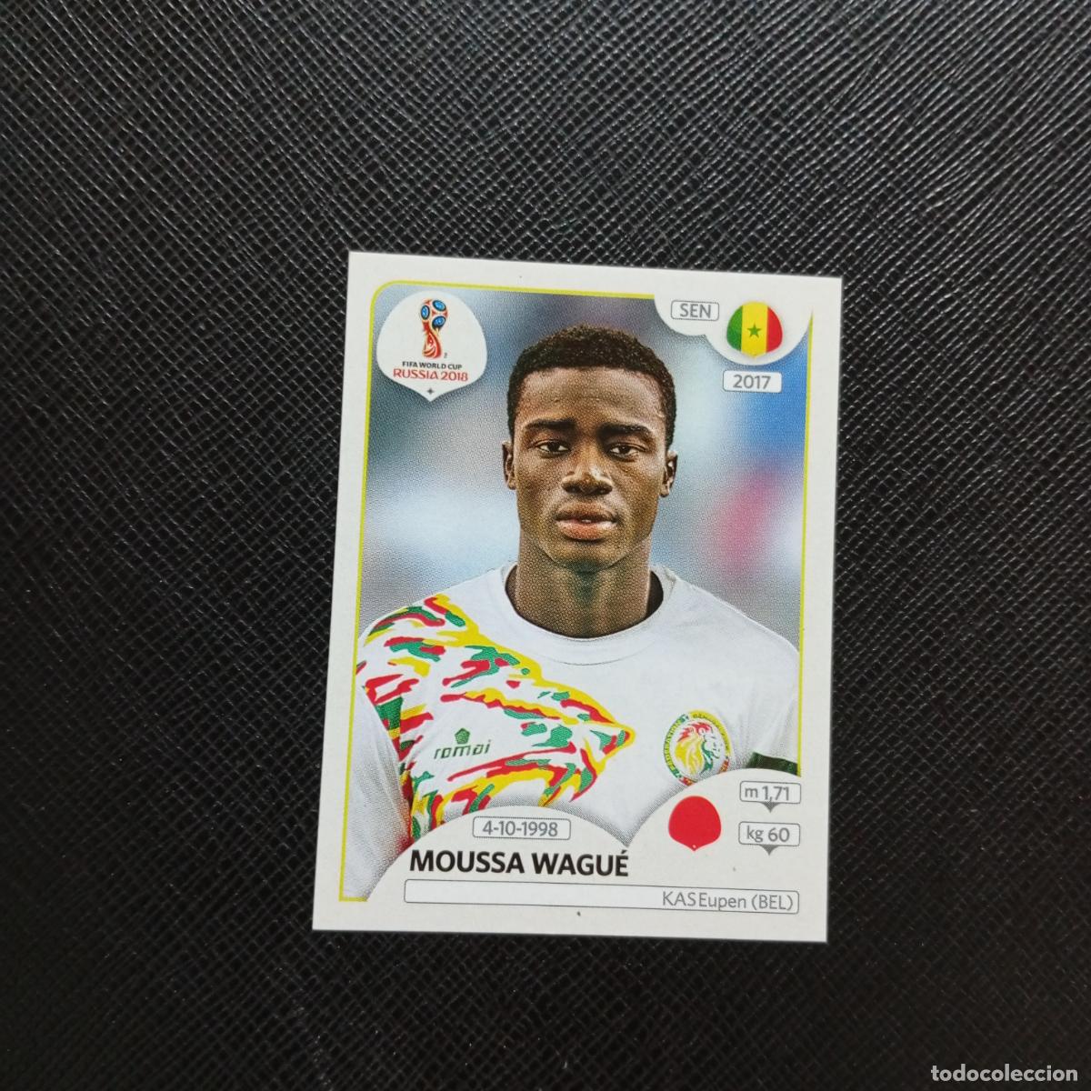 Fu&szlig;ball-Sticker: 620 MOUSSA WAGUE SENEGAL PANINI MUNDIAL RUSIA 2018 CROMO FUTBOL 18 - SIN PEGAR - CJ2
