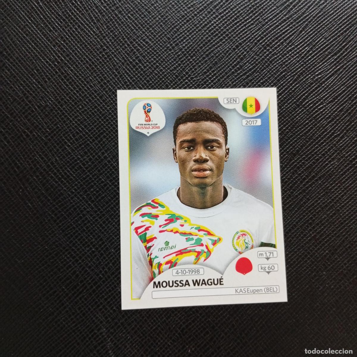 Fu&szlig;ball-Sticker: 620 MOUSSA WAGUE SENEGAL PANINI MUNDIAL RUSIA 2018 CROMO FUTBOL 18 - SIN PEGAR - CJ2