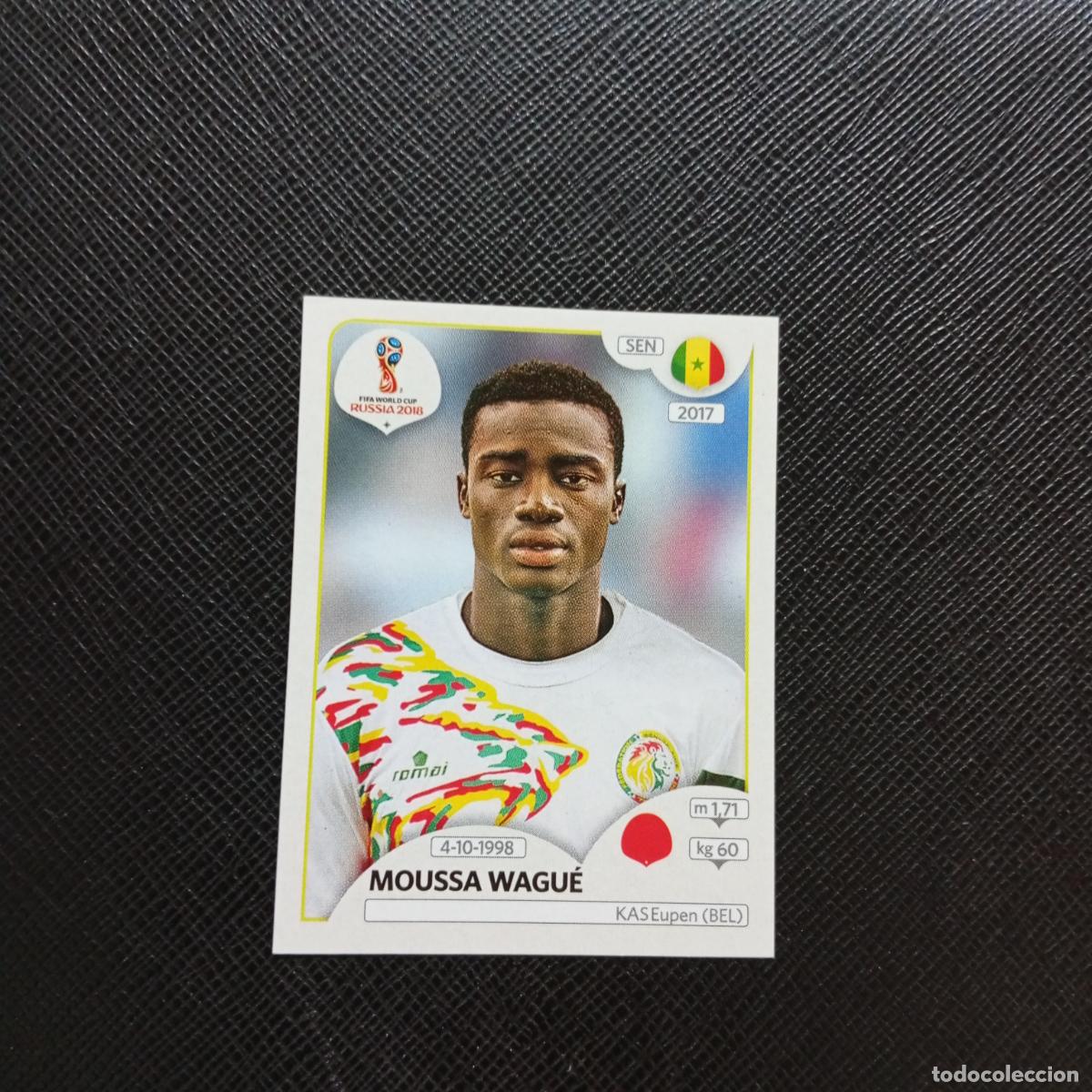 Fu&szlig;ball-Sticker: 620 MOUSSA WAGUE SENEGAL PANINI MUNDIAL RUSIA 2018 CROMO FUTBOL 18 - SIN PEGAR - CJ2 .