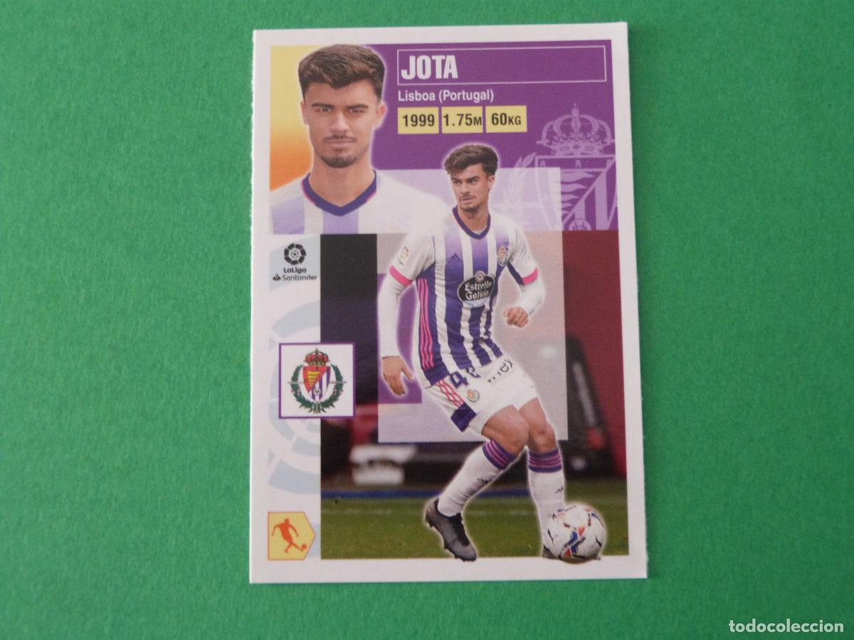 Fu&szlig;ball-Sticker: CROMO FUTBOL JOTA REAL VALLADOLID SIN PEGAR FICHAJE N&ordm; 34 INVIERNO LIGA ESTE 2020-2021/20-21