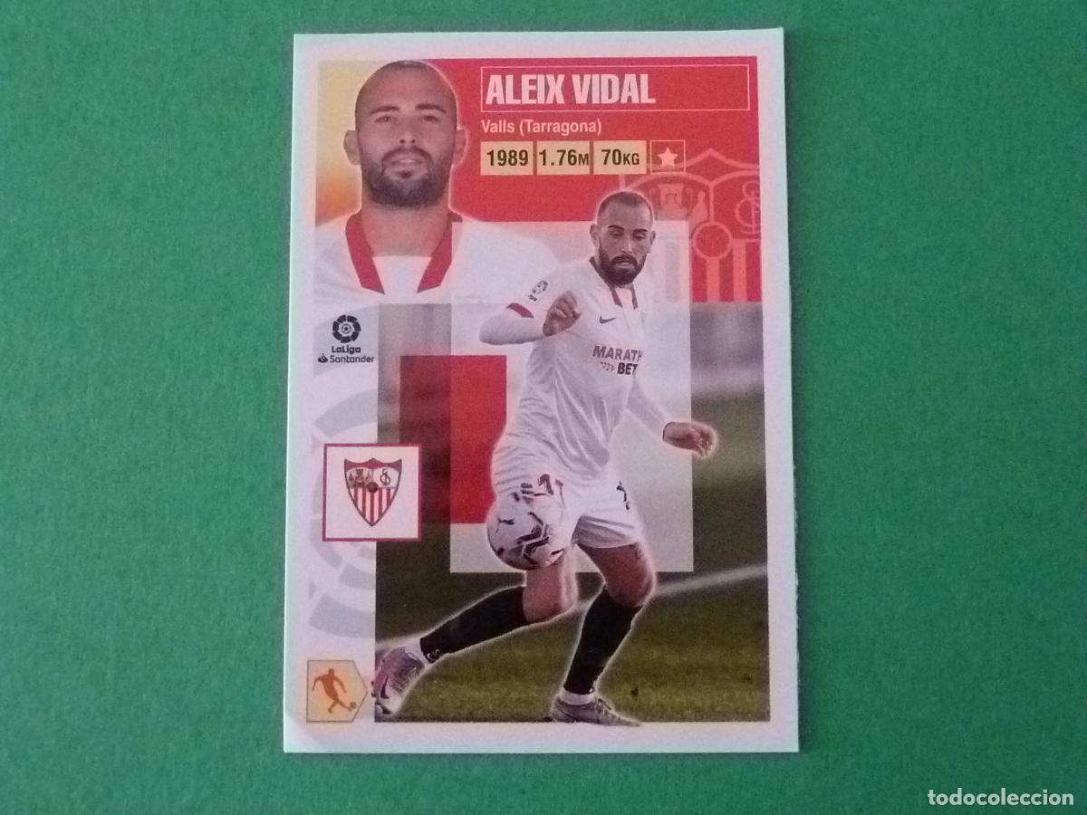 Cromos de Futebol: CROMO FUTBOL ALEIX VIDAL SEVILLA F.C. SIN PEGAR FICHAJE N&ordm; 28 INVIERNO LIGA ESTE 2020-2021/20-21