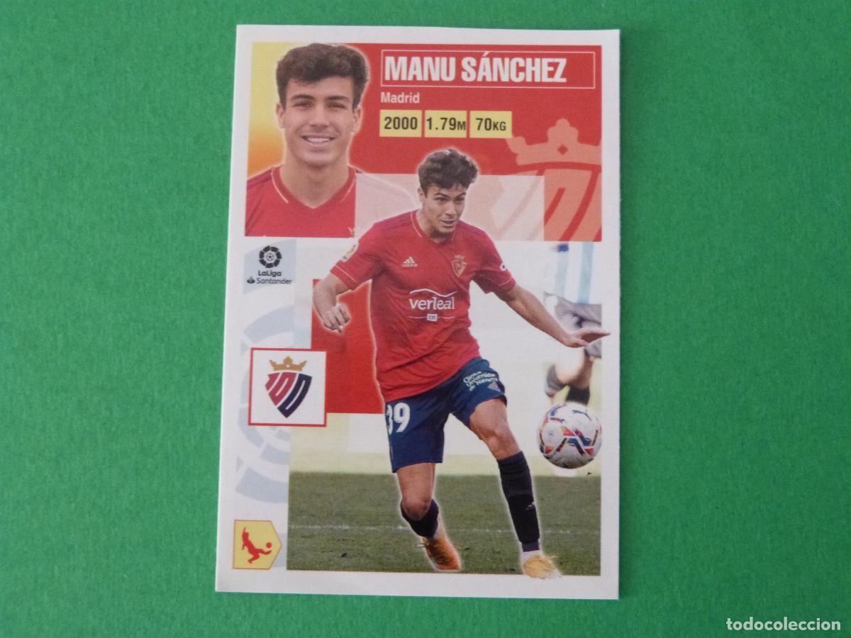 Cromos de f&uacute;tbol: CROMO FUTBOL MANU SANCHEZ AT. OSASUNA SIN PEGAR FICHAJE N&ordm; 25 INVIERNO LIGA ESTE 2020-2021/20-21