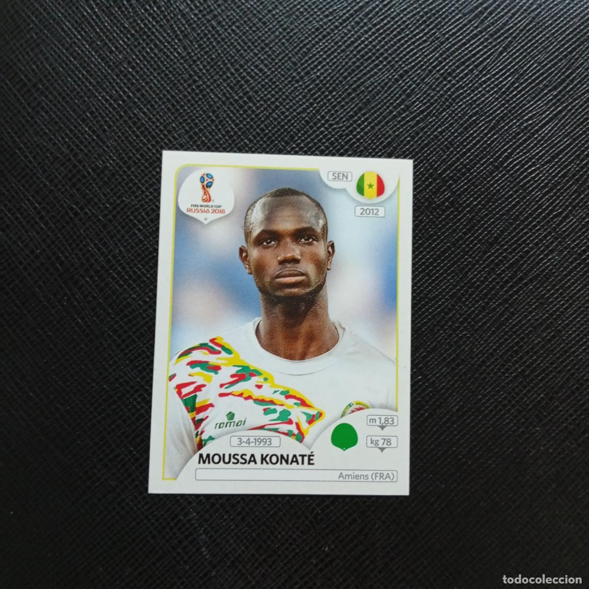 Cromos de f&uacute;tbol: 627 KONATE SENEGAL PANINI MUNDIAL RUSIA 2018 CROMO FUTBOL 18 - SIN PEGAR - CJ2