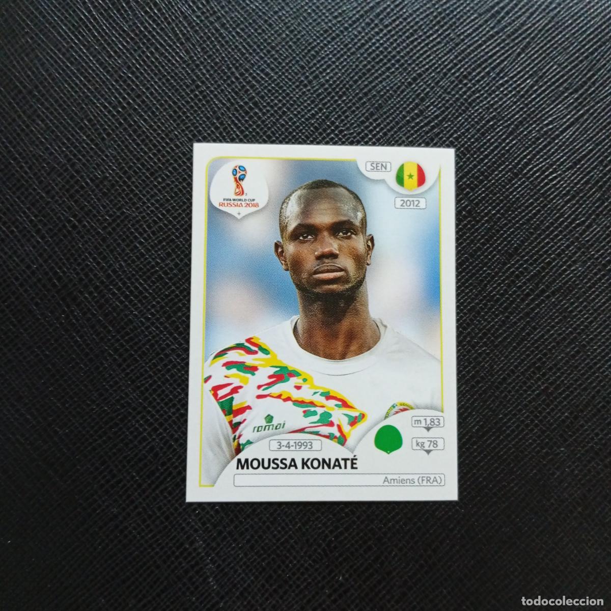 Cromos de f&uacute;tbol: 627 KONATE SENEGAL PANINI MUNDIAL RUSIA 2018 CROMO FUTBOL 18 - SIN PEGAR - CJ2