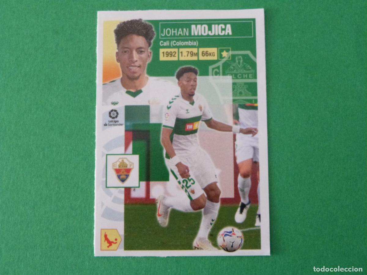 Cromos de f&uacute;tbol: CROMO FUTBOL MOJICA ELCHE C.F. SIN PEGAR FICHAJE N&ordm; 14 INVIERNO LIGA ESTE 2020-2021/20-21